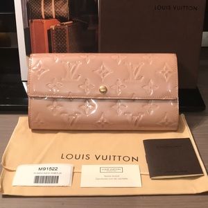 louis vuitton vernis sarah wallet